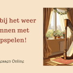 weer beginnen met harpspelen