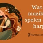 muzikaal spelen op de harp