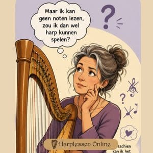 harp spelen zonder noten