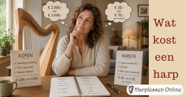 wat kost een harp