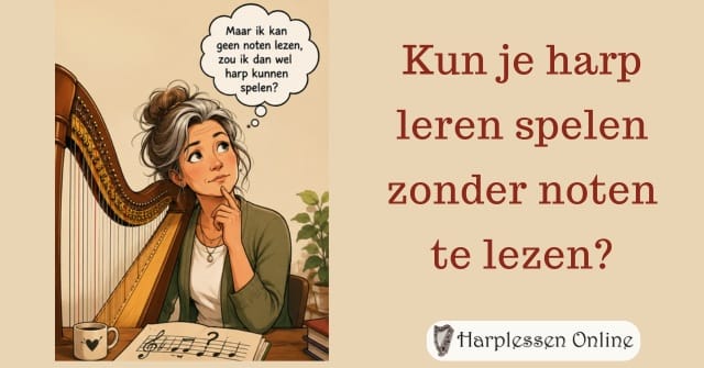 harp spelen zonder noten